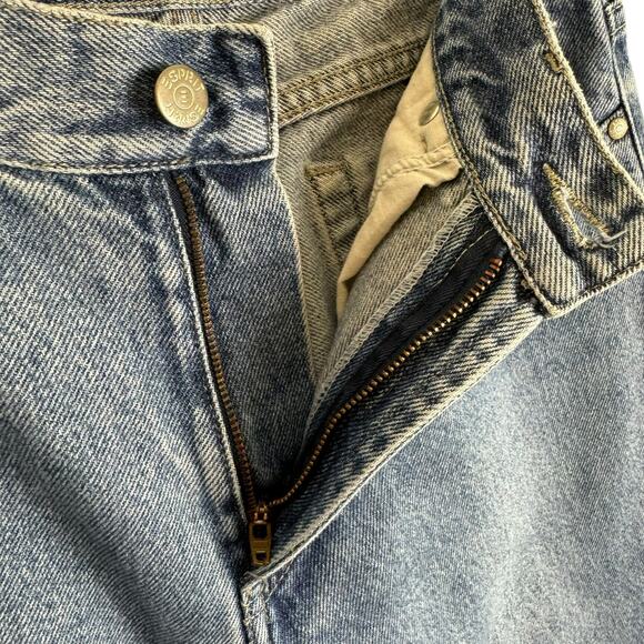 Vintage Esprit 100% Cotton Medium Wash Straight Leg High Rise Denim Jeans Size 9 - Picture 4 of 5